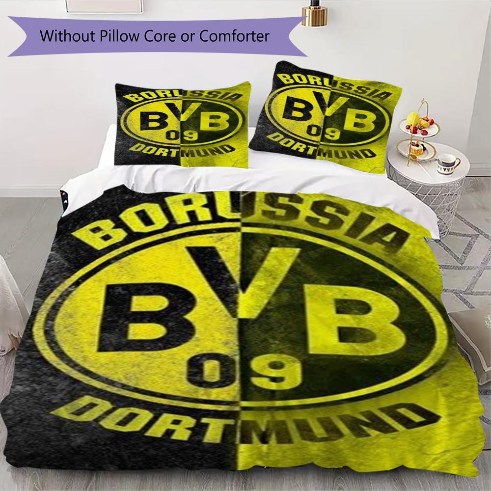 Dortmund Pattern Bedding uilt Set uilt Cover Pillowcase Home Decoration Birthday Gift (1 * duvet cover + 2 * pillowcase without core)28 135x200cm
Dortmund Pattern Bedding uilt Set uilt Cover Pillowcase Home Decoration Birthday Gift (1 * duvet cover + 2 * pillowcase without core)28 135x200cm