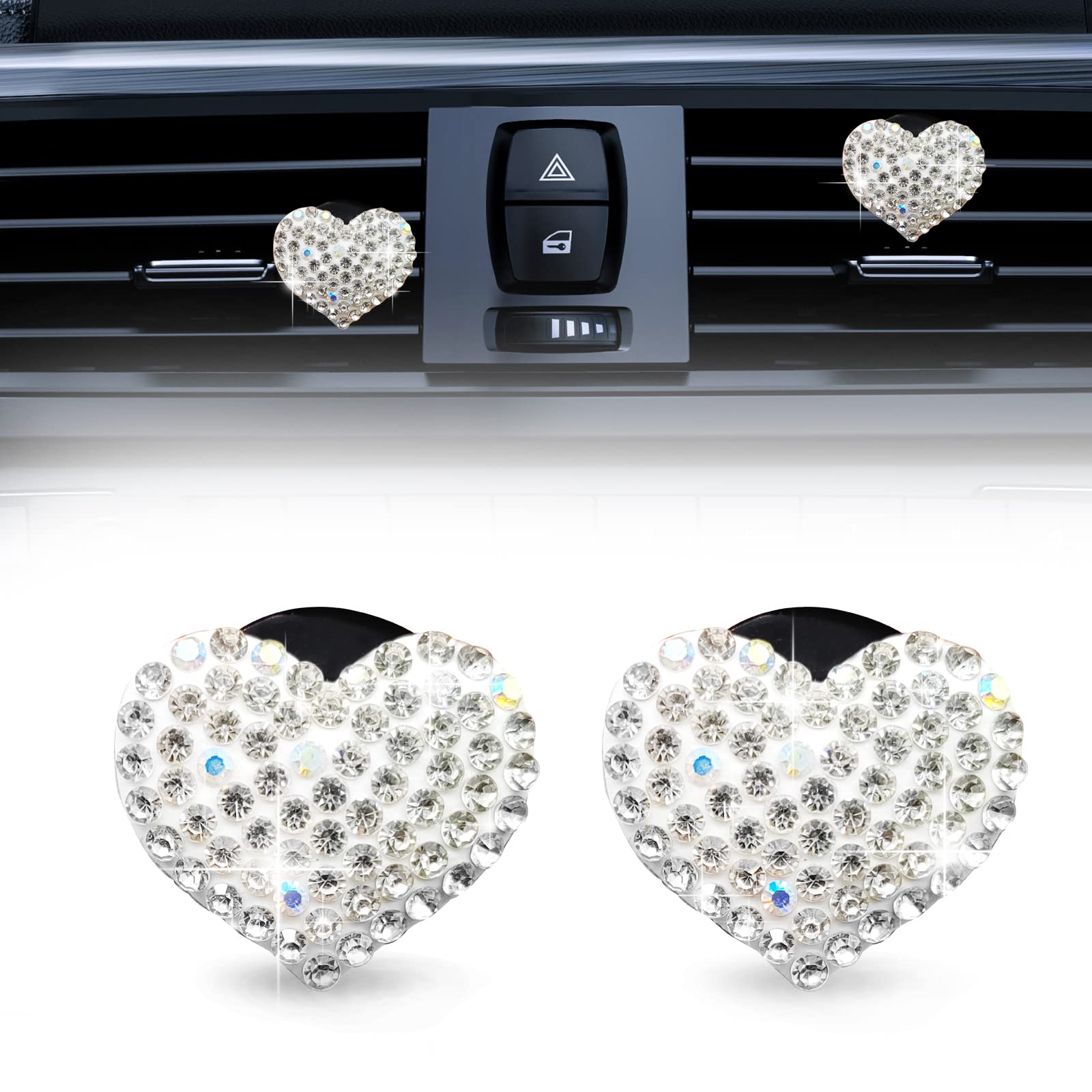 RBOKO 2pcs Car Air Vent Clips,Bling Crystal Heart Charm Car Air Vent Clip,Car Air 1 Count (Pack of 2) белый
RBOKO 2pcs Car Air Vent Clips,Bling Crystal Heart Charm Car Air Vent Clip,Car Air 1 Count (Pack of 2) белый