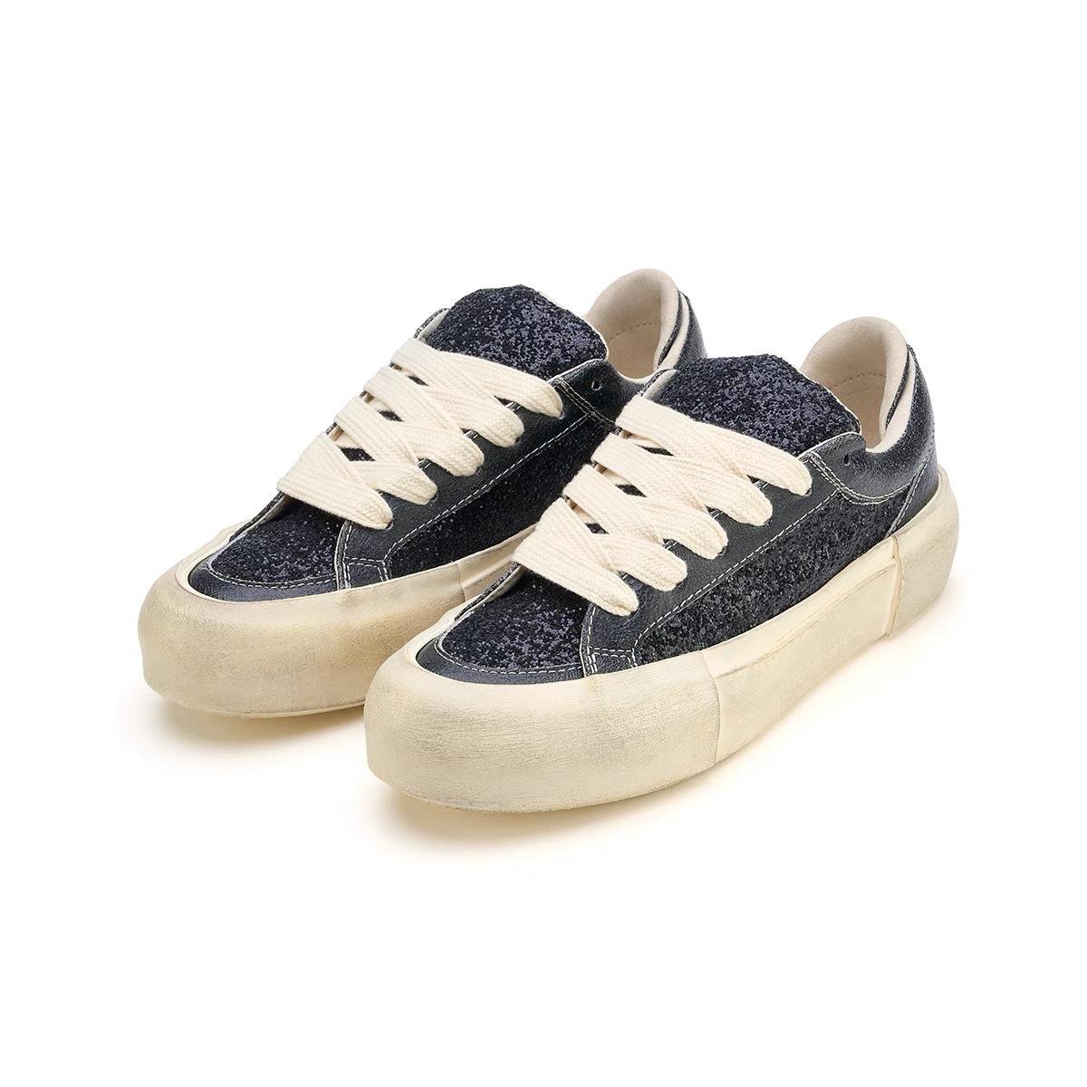 Ретро флеш діамантові паєтки вибухові лінії старе брудне взуття жіноче 2024 нове на товстій підошві нішеве взуття спортивне та повсякденне взуття для скейтборду 40
Ретро флеш діамантові паєтки вибухові лінії старе брудне взуття жіноче 2024 нове на товстій підошві нішеве взуття спортивне та повсякденне взуття для скейтборду 40