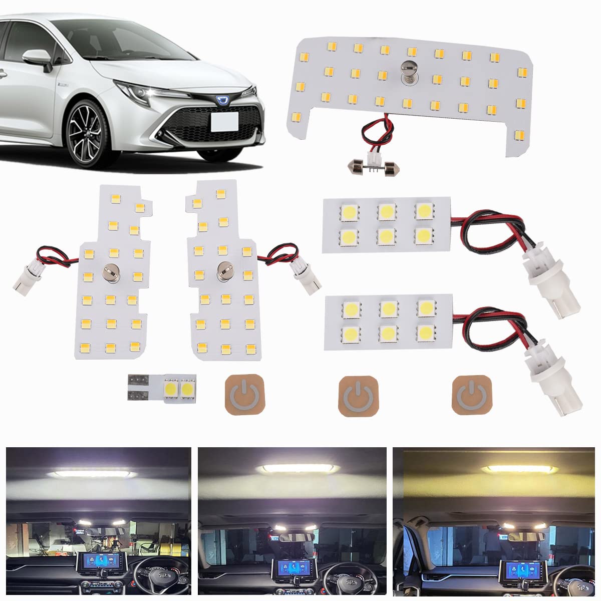 Corolla Sport LED Room Lamp Set Specially Designed for New Models 3 15 Brightness Levels Adjustable Interior Lights Custom Parts Easy Installation белый
Corolla Sport LED Room Lamp Set Specially Designed for New Models 3 15 Brightness Levels Adjustable Interior Lights Custom Parts Easy Installation белый