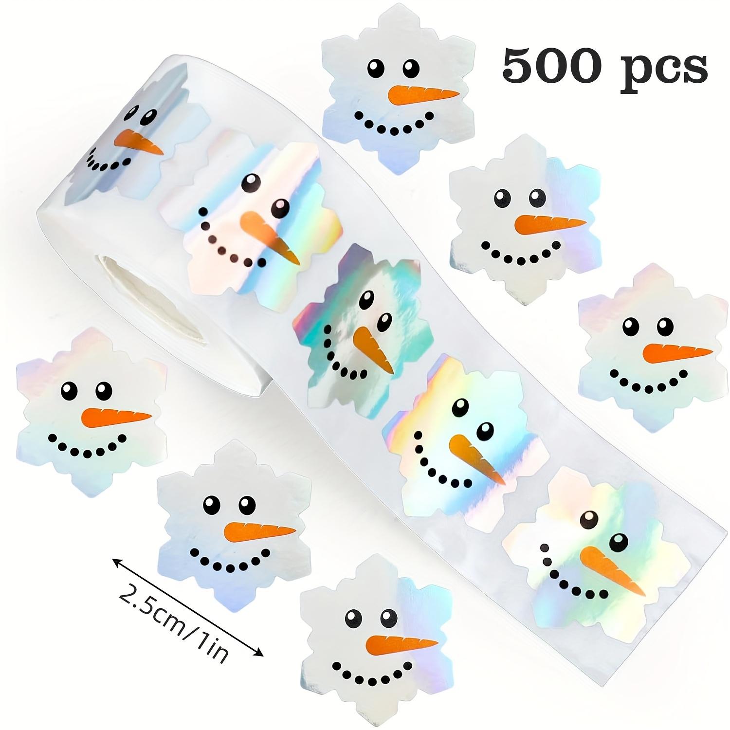 500Pcs per roll Christmas Collection Laser-Cut Snowman Doodle Stickers PVC Self-Adhesive Festive Party DIY Decorative Decals As Picture
500Pcs per roll Christmas Collection Laser-Cut Snowman Doodle Stickers PVC Self-Adhesive Festive Party DIY Decorative Decals As Picture