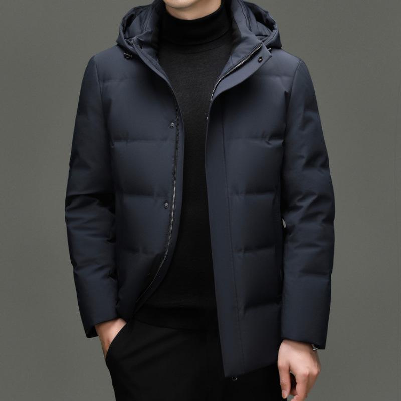 Hengyuanxiang Men s Winter 2025 White Duck Down Jacket with Detachable Lining and Trendy High-End Design L темно-синього кольору
Hengyuanxiang Men s Winter 2025 White Duck Down Jacket with Detachable Lining and Trendy High-End Design L темно-синього кольору