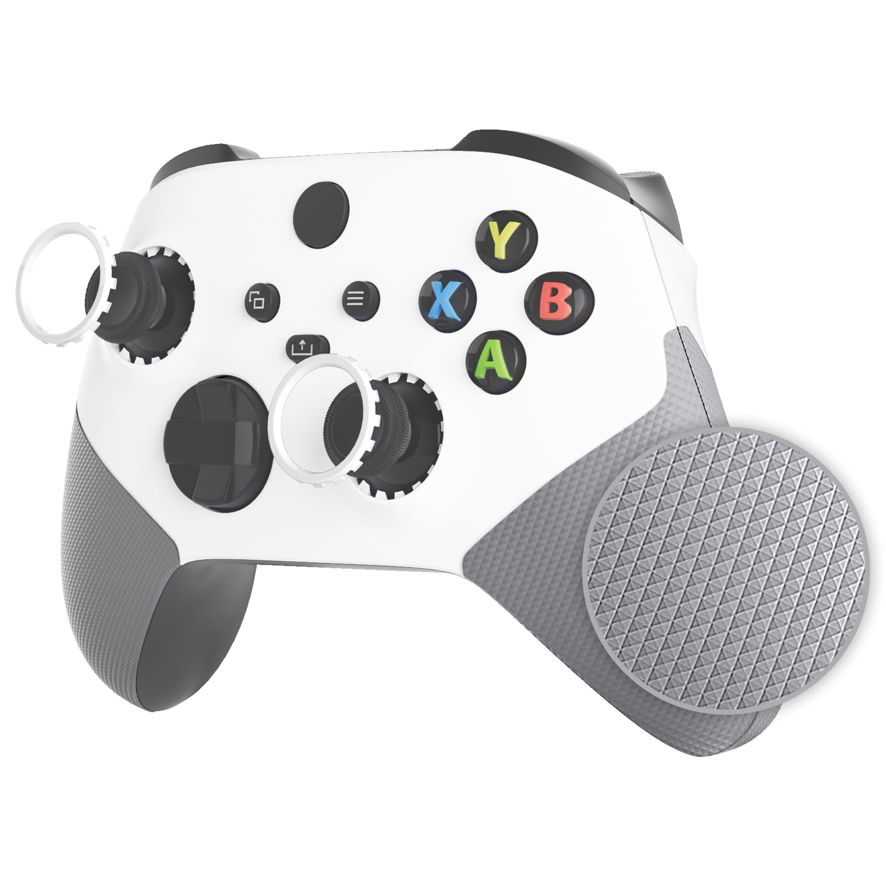 eXtremeRate Redesigned Grip Handle Faceplate for Xbox Core ASR Version Performance Rubberized Side Rail Grip Shell for Xbox Series X S Controllers
eXtremeRate Redesigned Grip Handle Faceplate for Xbox Core ASR Version Performance Rubberized Side Rail Grip Shell for Xbox Series X S Controllers