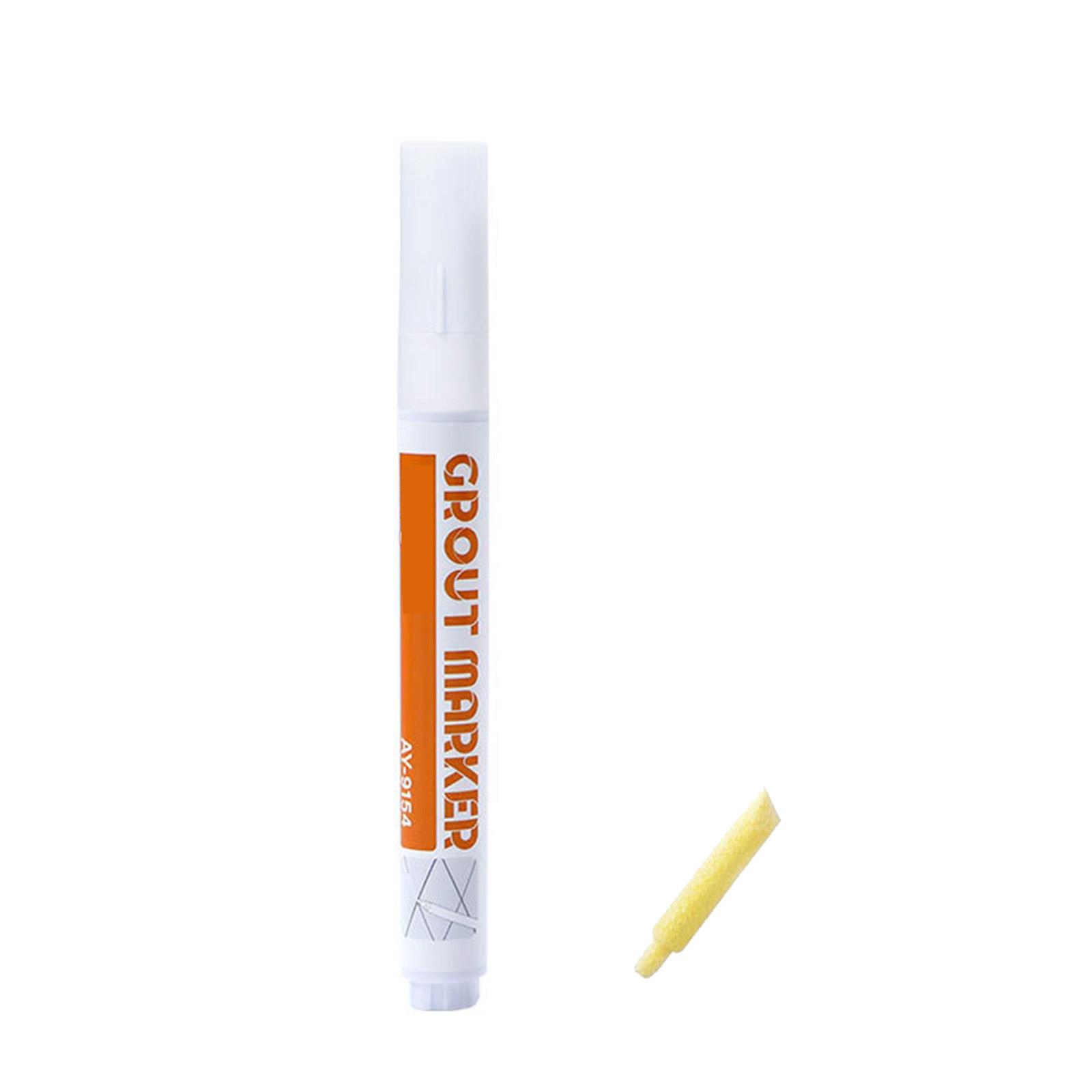 Маркер для затирки Водонепроницаемый маркер для затирки Ручка для восстановления затирки Ручка для ремонта швов Маркер для ремонта плитки для ванной комнаты, кухни, крыльца 4