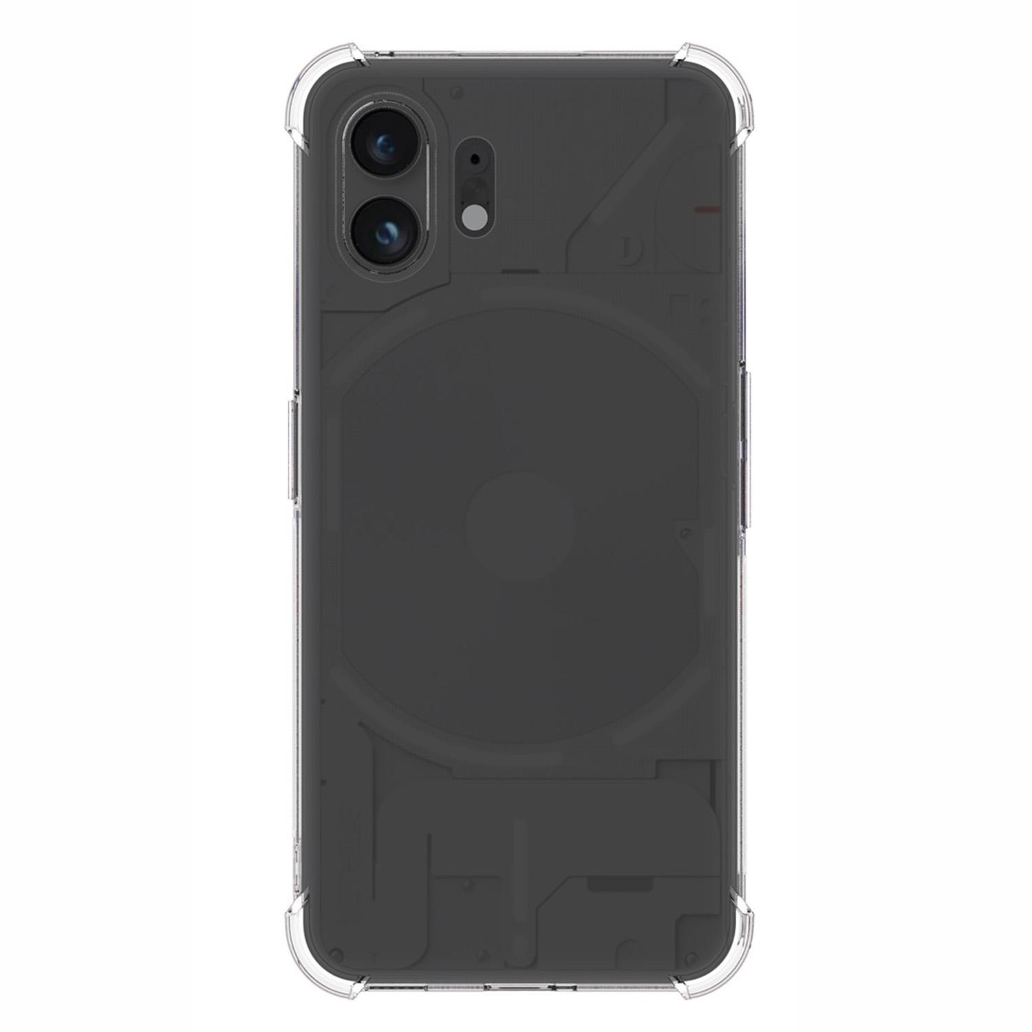For Nothing Phone (2) Flexible TPU Back Case Four Corners Airbag Shockproof Cover Clear Phone Shell A
For Nothing Phone (2) Flexible TPU Back Case Four Corners Airbag Shockproof Cover Clear Phone Shell A