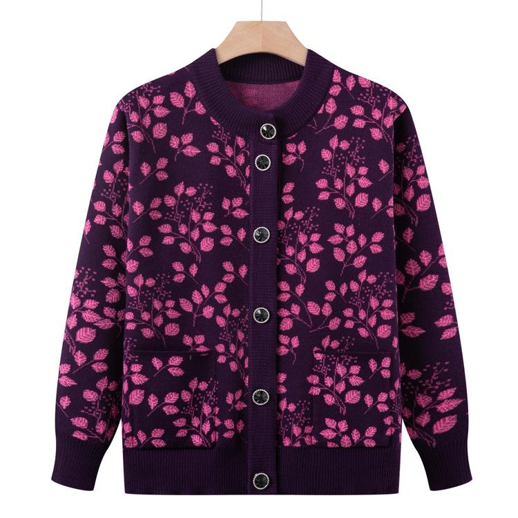 Middle-aged and Elderly People In Spring and Autumn Knitted Sweater Jacket Female Mother Sweater Cardigan Grandma Shirt Old Lady Clothes XL фиолетовый
Middle-aged and Elderly People In Spring and Autumn Knitted Sweater Jacket Female Mother Sweater Cardigan Grandma Shirt Old Lady Clothes XL фиолетовый