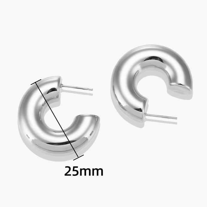 Stainless Steel Geometric Round Chunky Hoop Earrings for Women Lightweight Thick Hoops Circle Earrings Vintage Zircon Gift
Stainless Steel Geometric Round Chunky Hoop Earrings for Women Lightweight Thick Hoops Circle Earrings Vintage Zircon Gift