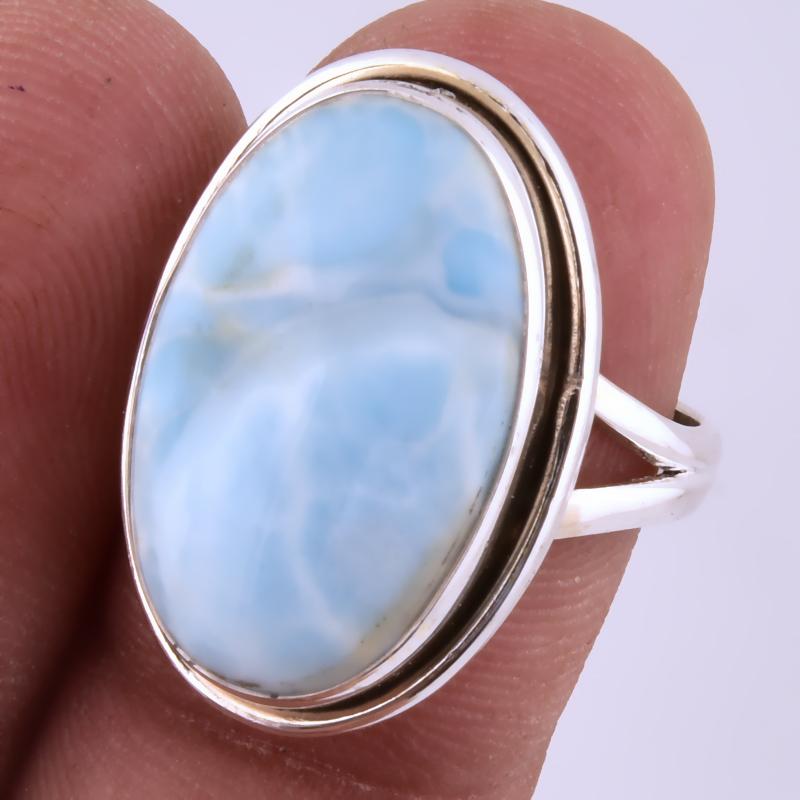 Кольцо из серебра 925 пробы с драгоценным камнем Natural Republic Larimar, размер 7 дюймов e4s67
Кольцо из серебра 925 пробы с драгоценным камнем Natural Republic Larimar, размер 7 дюймов e4s67