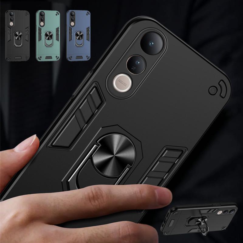 Military Grade Case for Vivo V50 Lite 5G Protective Cover Shockproof Ring Stand Holder Fundas Coque vivo V50 Lite 4G синій
Military Grade Case for Vivo V50 Lite 5G Protective Cover Shockproof Ring Stand Holder Fundas Coque vivo V50 Lite 4G синій