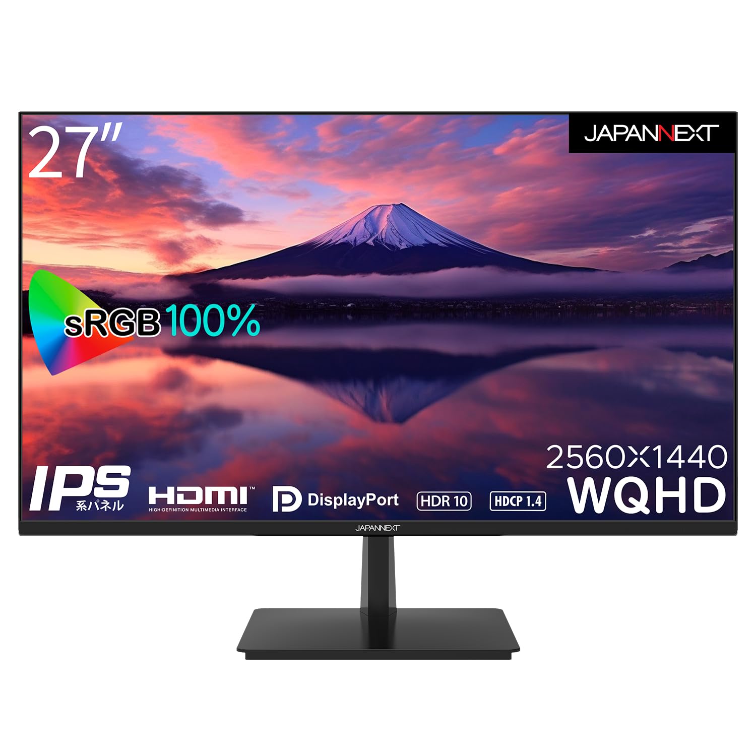 JAPANNEXT 27 inch monitor WQHD 2560x1440 resolution IPS display (HDMIDisplayPortBuilt-in speakerVESA compatibleBlue light cut) JN-i270WQHDR
JAPANNEXT 27 inch monitor WQHD 2560x1440 resolution IPS display (HDMIDisplayPortBuilt-in speakerVESA compatibleBlue light cut) JN-i270WQHDR