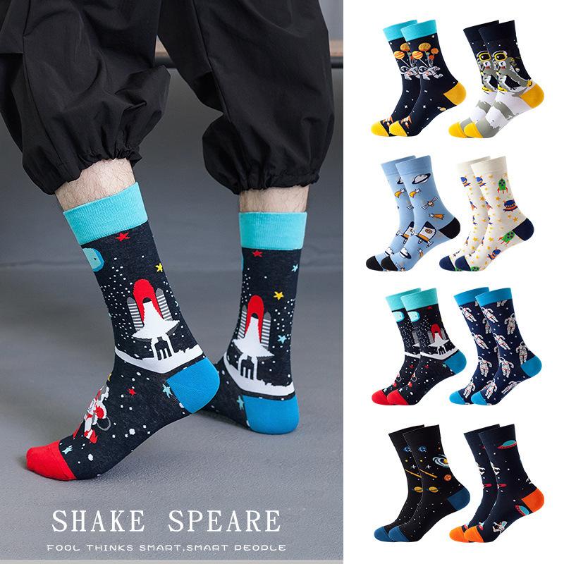 1Pair Funny Ins Astronaut Airplane Heavenly Body Middle Tube Men Happy Socks Streetwear Cotton Male Skateboard Boys Adult Sox EUR 36-43
1Pair Funny Ins Astronaut Airplane Heavenly Body Middle Tube Men Happy Socks Streetwear Cotton Male Skateboard Boys Adult Sox EUR 36-43