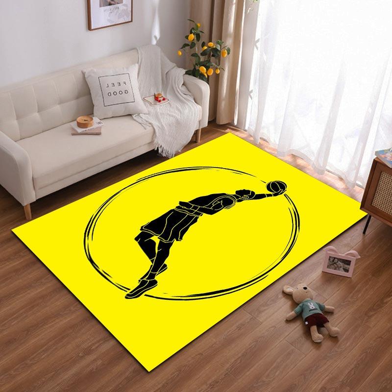 Basketball Player Silhouette Yellow Carpet Modern Sports Design Suitable for use as an anti-slip for living room bedroom sofas 40x60cm( 15x23in )
Basketball Player Silhouette Yellow Carpet Modern Sports Design Suitable for use as an anti-slip for living room bedroom sofas 40x60cm( 15x23in )
