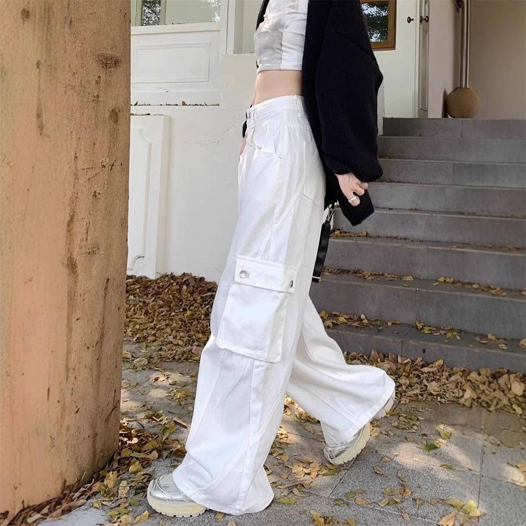 Women s High-Waist White Cargo Jeans with Wide Legs - Autumn Collection 2XL
Women s High-Waist White Cargo Jeans with Wide Legs - Autumn Collection 2XL