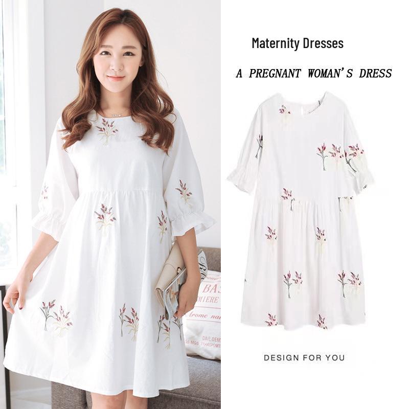 Trendy Summer Doll Dress: Stylish, Age-Reducing, Loose Fit, Plus Size for Pregnant Women L 105-125
Trendy Summer Doll Dress: Stylish, Age-Reducing, Loose Fit, Plus Size for Pregnant Women L 105-125