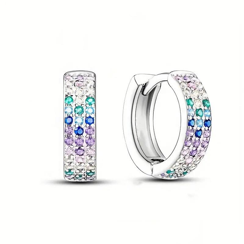 2026 New European and American Colored Zircon Earrings for Women with A High Level of Fashion and Sweet Accessories
2026 New European and American Colored Zircon Earrings for Women with A High Level of Fashion and Sweet Accessories