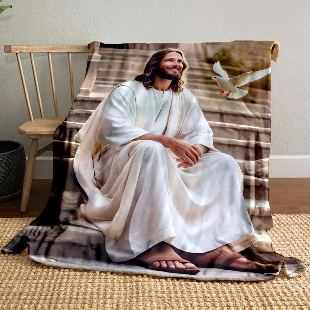 Jesus Peace Dove Blanket Printed Blanket for Living Room Bed Couch lunch break Soft Cozy Blanket for Friend s festival Gift 80cm x 120cm
Jesus Peace Dove Blanket Printed Blanket for Living Room Bed Couch lunch break Soft Cozy Blanket for Friend s festival Gift 80cm x 120cm