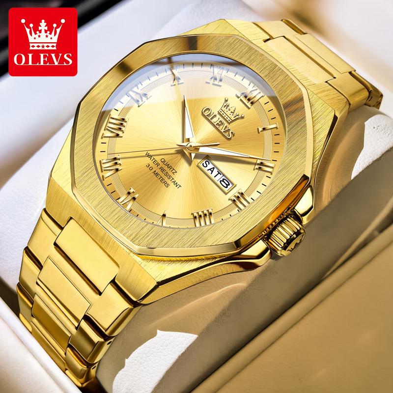 Oulishi Men s Dual Calendar Luminous Korean Style Quartz Wristwatch
Oulishi Men s Dual Calendar Luminous Korean Style Quartz Wristwatch