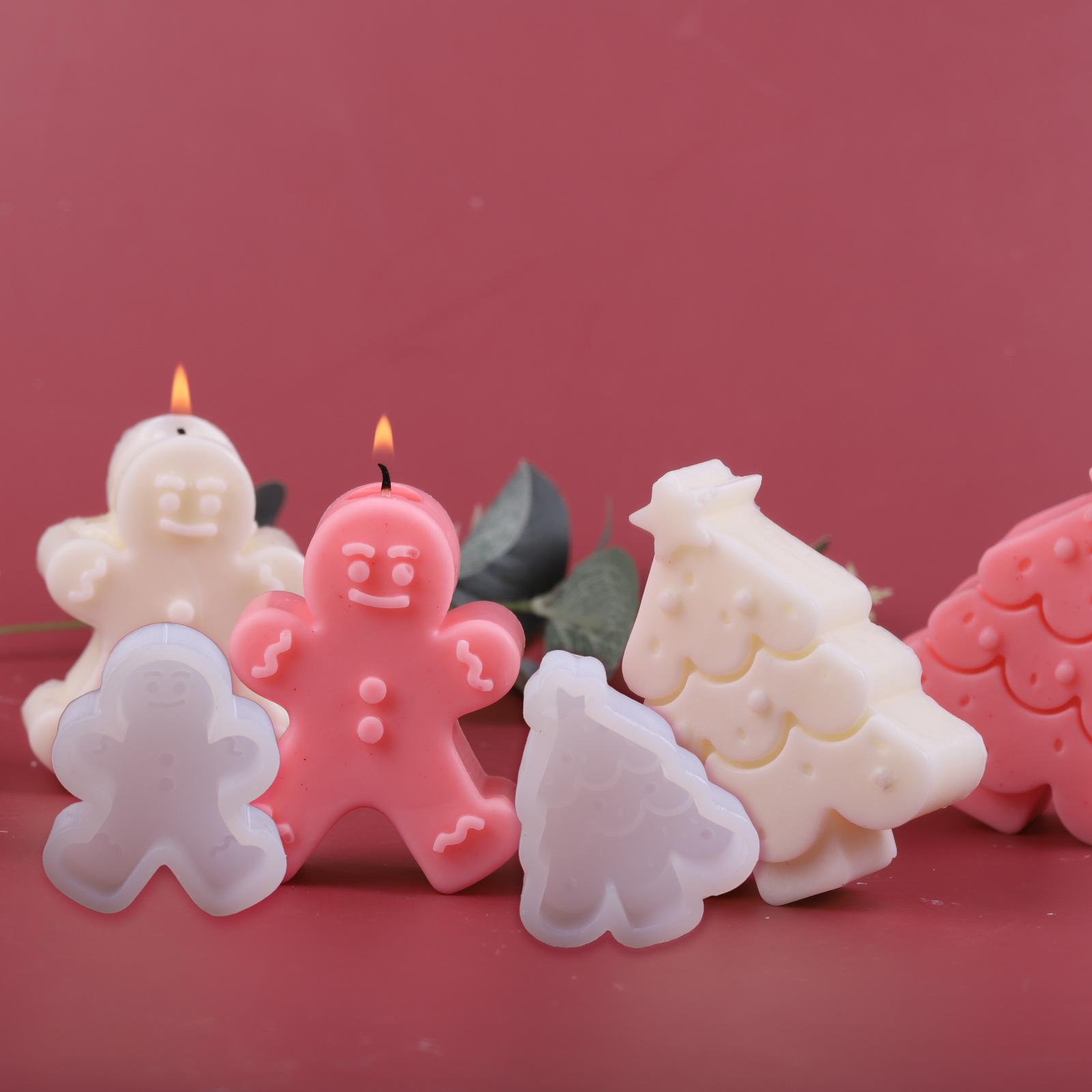 Stereoscopic Christmas Tree DIY Aroma Candle Silicone Mould Gingerbread Man Soap Mould Christmas Gift Homemade Mould Soap Moulds
Stereoscopic Christmas Tree DIY Aroma Candle Silicone Mould Gingerbread Man Soap Mould Christmas Gift Homemade Mould Soap Moulds
