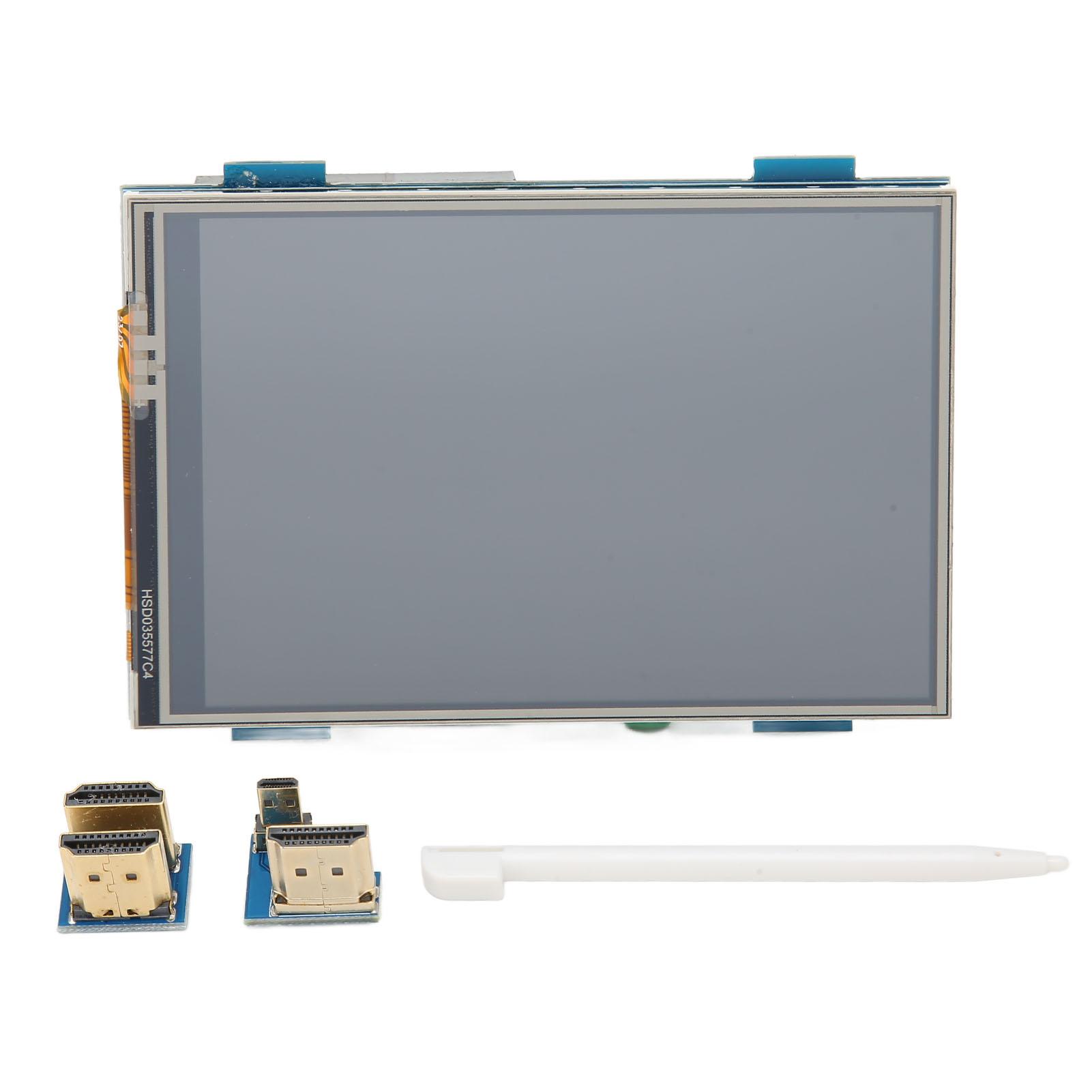 3,5-дюймовий сенсорний екран HD 480x320 SPI TFT LCD дисплей із сенсорним пером для RPi 3B+ 2B Zero WAB
3,5-дюймовий сенсорний екран HD 480x320 SPI TFT LCD дисплей із сенсорним пером для RPi 3B+ 2B Zero WAB