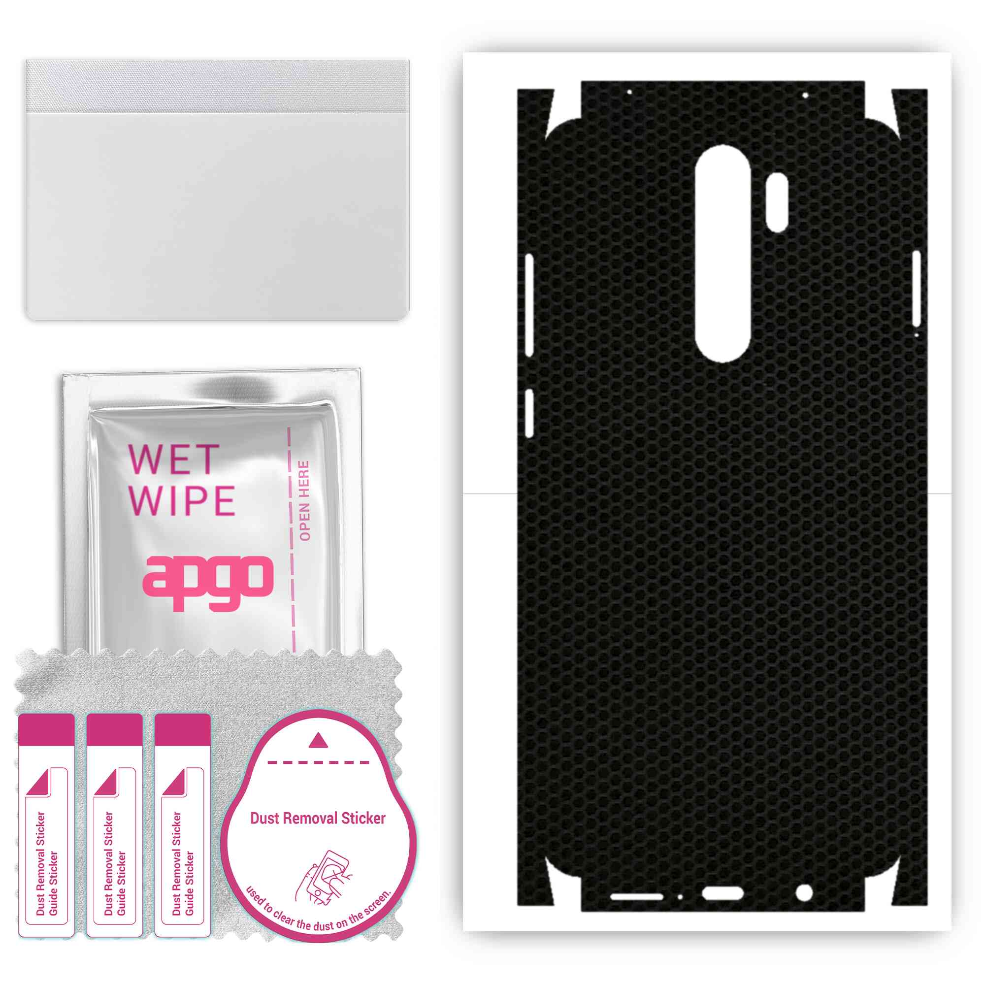 Apgo Protective Skin Sticker for the back+sides compatible with Xiaomi Redmi Note 8 Pro, Full Wrap Film, Foil, Vinyl - Pattern Matrix
Apgo Protective Skin Sticker for the back+sides compatible with Xiaomi Redmi Note 8 Pro, Full Wrap Film, Foil, Vinyl - Pattern Matrix