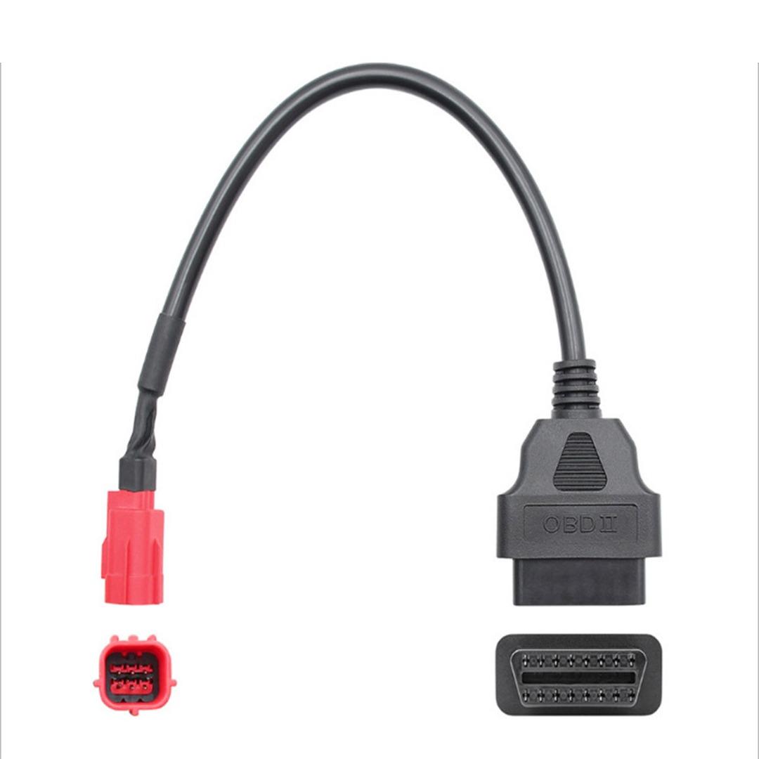 Pdtoweb 6Pin to 16pin OBD2 для диагностического адаптера мотоцикла Honda, соединительный кабель
Pdtoweb 6Pin to 16pin OBD2 для диагностического адаптера мотоцикла Honda, соединительный кабель