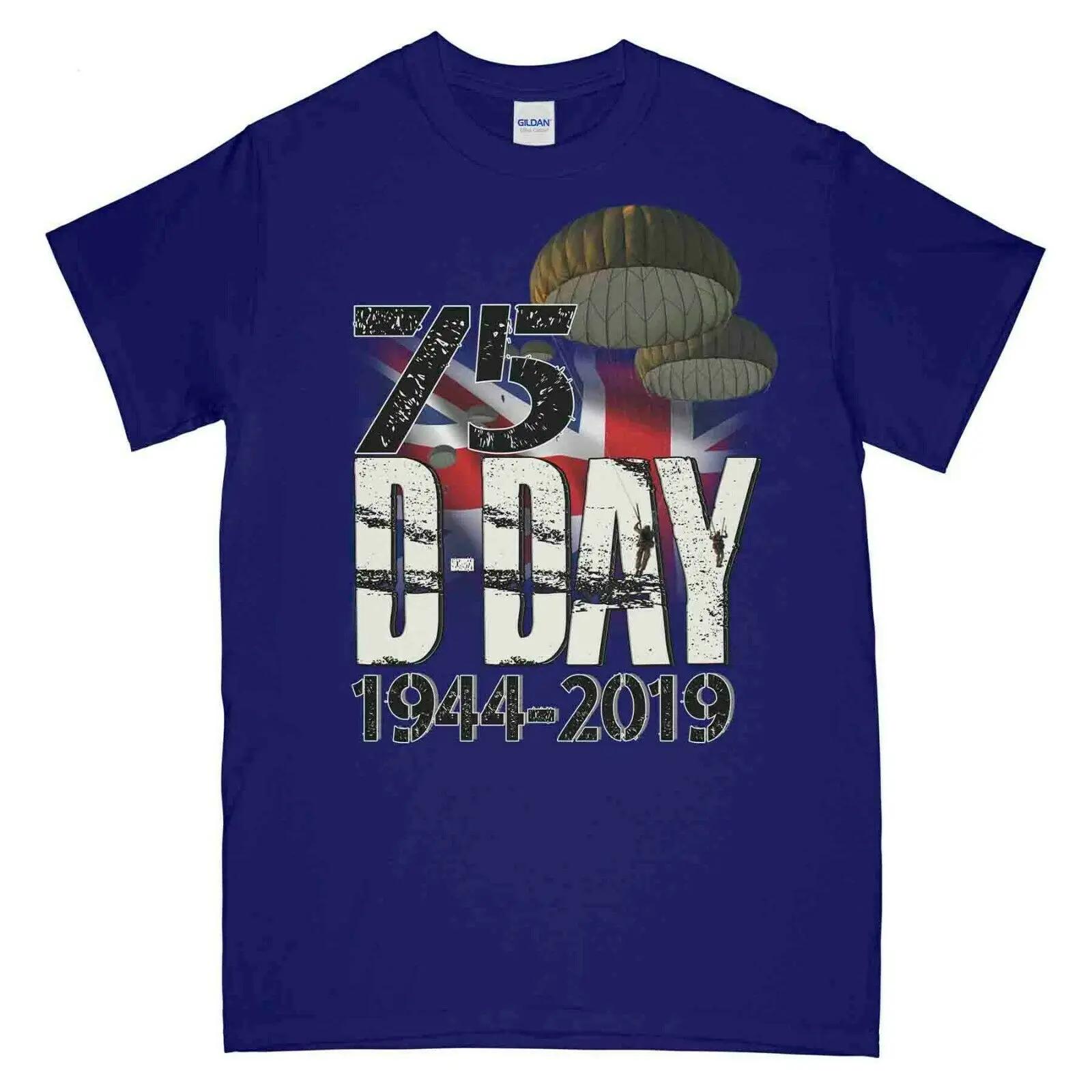 DDAY 75 Commemorative TShirt Summer Cotton ONeck Short Sleeve Mens T Shirt New 4XL
DDAY 75 Commemorative TShirt Summer Cotton ONeck Short Sleeve Mens T Shirt New 4XL