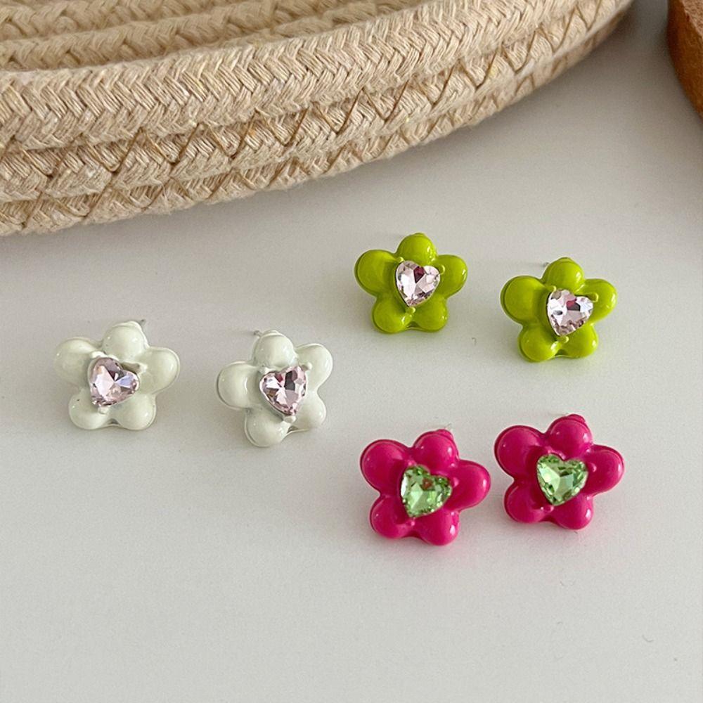 Exquisite Glaze Women Stud Earrings Korean Heart Earrings Flower Earrings Enamel Oil Jewelry
Exquisite Glaze Women Stud Earrings Korean Heart Earrings Flower Earrings Enamel Oil Jewelry