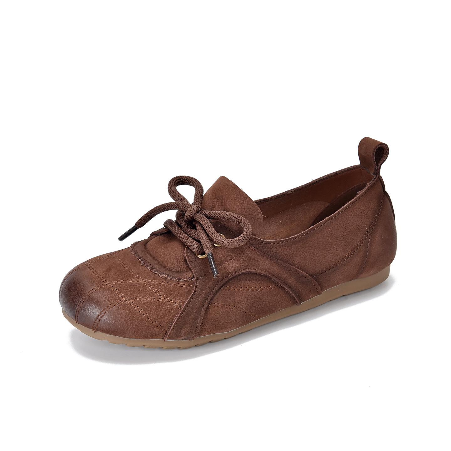 Johnature Genuine Leather Soft Soled Loafers Casual Comfortable Round Toe Lace Up Women s Flat Shoes 40 коричневий
Johnature Genuine Leather Soft Soled Loafers Casual Comfortable Round Toe Lace Up Women s Flat Shoes 40 коричневий