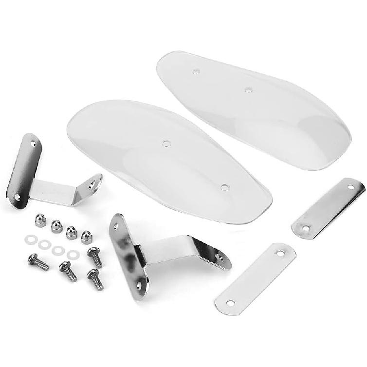 Aramox Motorcycle Hand Guards, 1 Pair of Universal Motorcycle Handguards Wind Deflector Protectors for Most Motorcycles, Fit for for for Kawasaki for
Aramox Motorcycle Hand Guards, 1 Pair of Universal Motorcycle Handguards Wind Deflector Protectors for Most Motorcycles, Fit for for for Kawasaki for