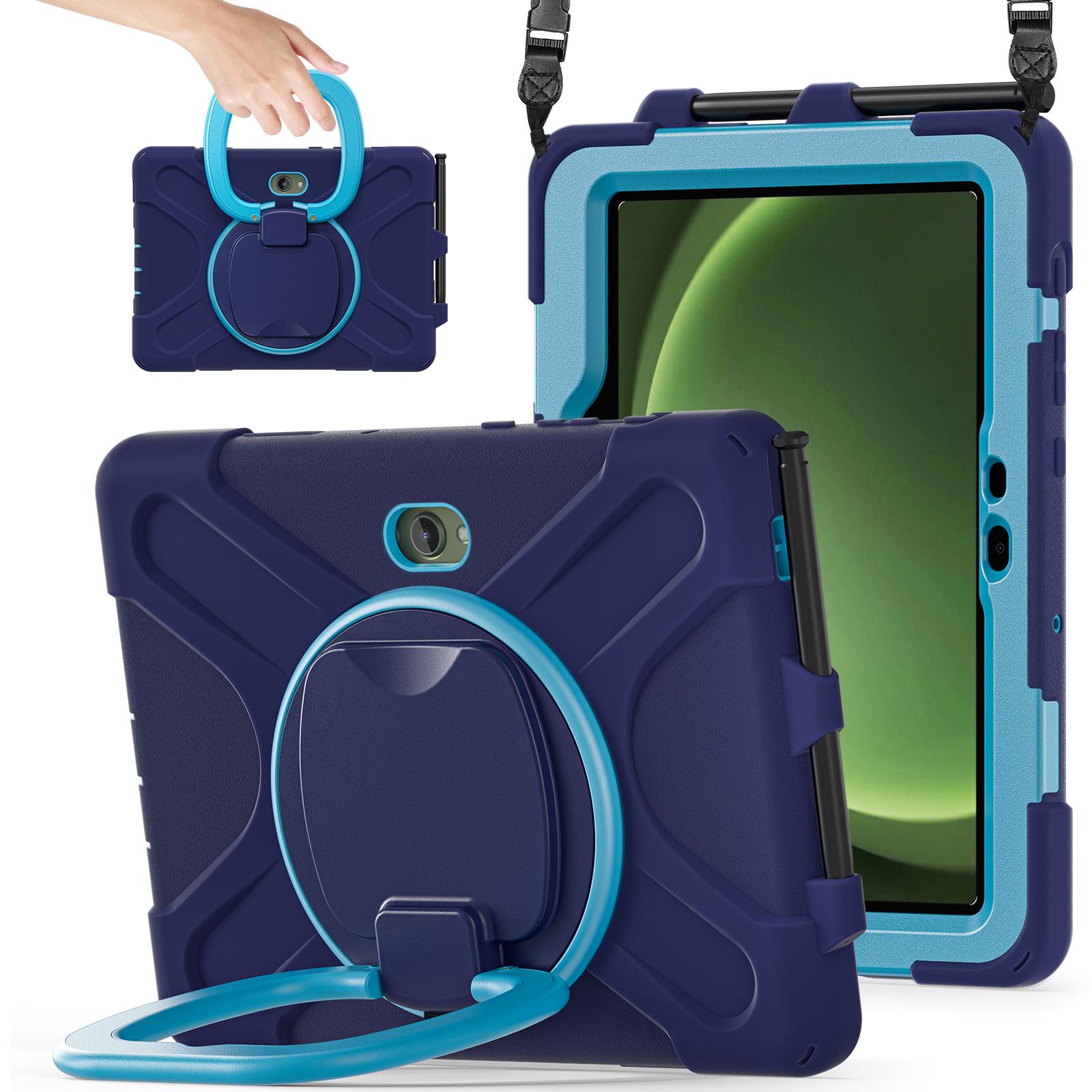For Samsung Galaxy Tab Active5 Pro Case with Shoulder Strap TPU+PC+Silicone Kickstand Tablet Cover Purple
For Samsung Galaxy Tab Active5 Pro Case with Shoulder Strap TPU+PC+Silicone Kickstand Tablet Cover Purple