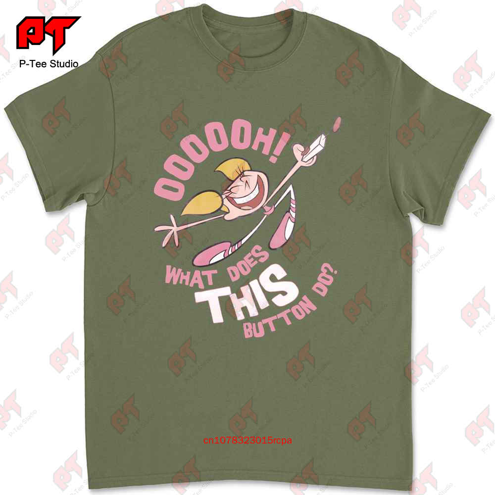 Dexters Laboratory Cartoon Dee Dee Oooh What Does This Button Tshirt TD2C 4XL
Dexters Laboratory Cartoon Dee Dee Oooh What Does This Button Tshirt TD2C 4XL