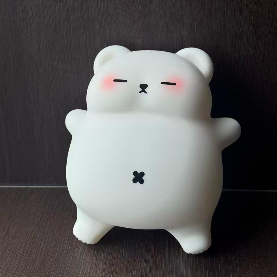 Big White Bear Silicone Sleep Lamp A070 Cute Snoring Night Light 3 Brightness Levels Timer USB Type-C Rechargeable Kids Gift
Big White Bear Silicone Sleep Lamp A070 Cute Snoring Night Light 3 Brightness Levels Timer USB Type-C Rechargeable Kids Gift