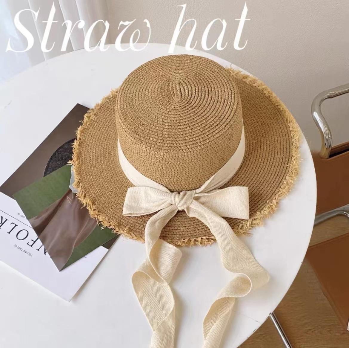 Versatile burr straw hat women s summer flat top travel sun hat small fresh bow sunshade beach hat Adult (55-58cm)
Versatile burr straw hat women s summer flat top travel sun hat small fresh bow sunshade beach hat Adult (55-58cm)