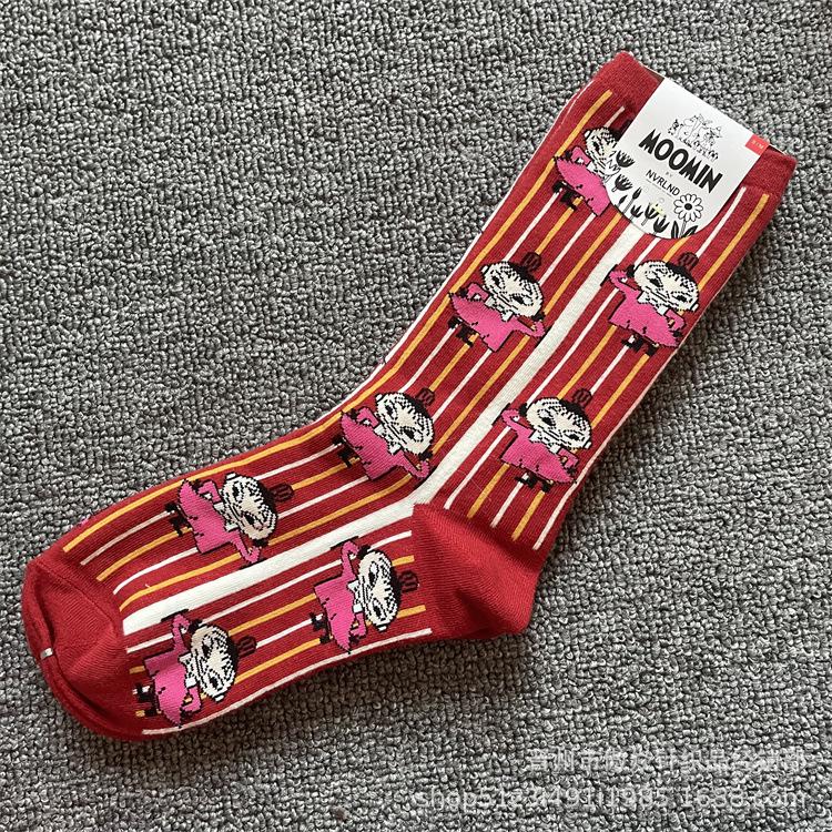 Модные хлопковые носки до середины икры с мультяшными Муми-троллями - Стиль на четыре сезона One Size (36-40)
Модные хлопковые носки до середины икры с мультяшными Муми-троллями - Стиль на четыре сезона One Size (36-40)