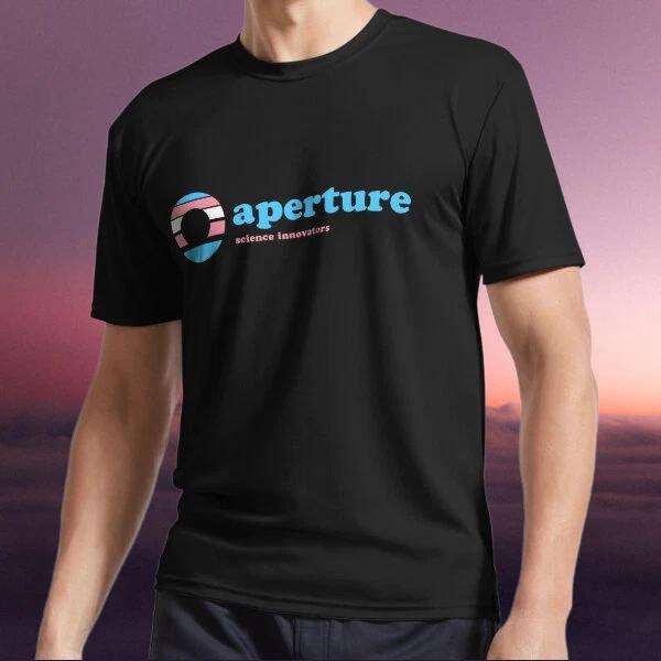 New Shirt Trans Pride Aperture Science - Active Logo T-Shirt Funny Size S to 5XL L
New Shirt Trans Pride Aperture Science - Active Logo T-Shirt Funny Size S to 5XL L