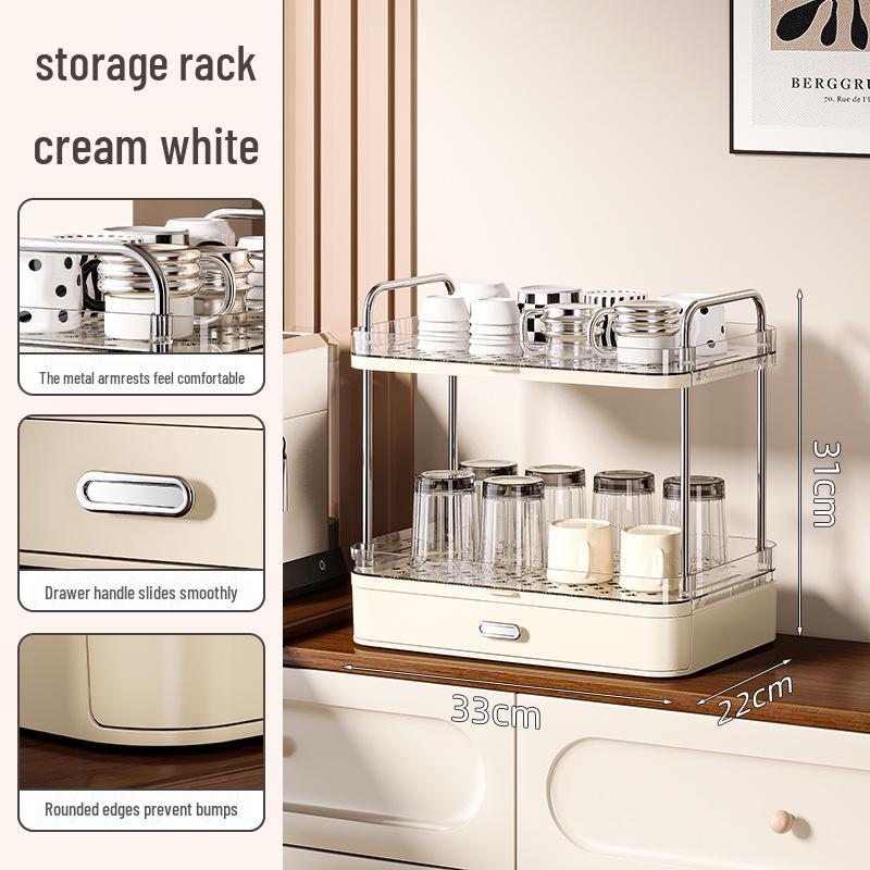 Luxury Water Cup Storage Rack with Draining Tray вершковий/жовтий
Luxury Water Cup Storage Rack with Draining Tray вершковий/жовтий
