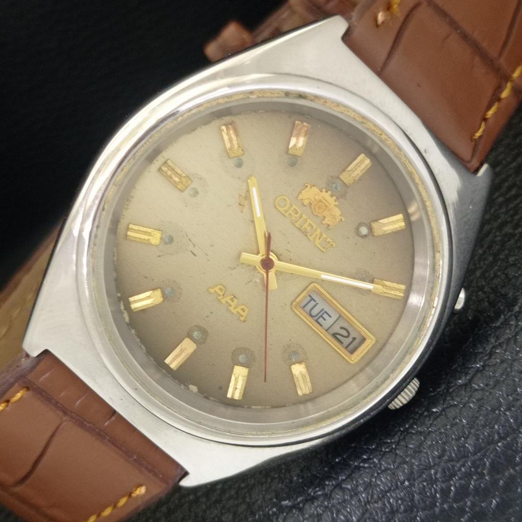 ВИНТАЖНЫЕ ЧАСЫ ORIENT AAA AUTOMATIC 46941 ЯПОНИЯ МУЖСКИЕ ОРИГИНАЛЬНЫЙ ЦИФЕРБЛАТ a703461-1
ВИНТАЖНЫЕ ЧАСЫ ORIENT AAA AUTOMATIC 46941 ЯПОНИЯ МУЖСКИЕ ОРИГИНАЛЬНЫЙ ЦИФЕРБЛАТ a703461-1