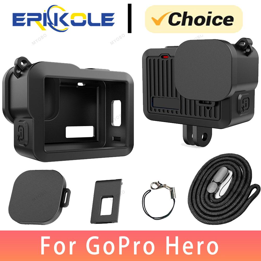 Силиконовый чехол для GoPro Hero 13 12 11 10 9 Боковая крышка аккумулятора и крышки объектива и шнурок для Go Pro Hero Защитные аксессуары
Силиконовый чехол для GoPro Hero 13 12 11 10 9 Боковая крышка аккумулятора и крышки объектива и шнурок для Go Pro Hero Защитные аксессуары