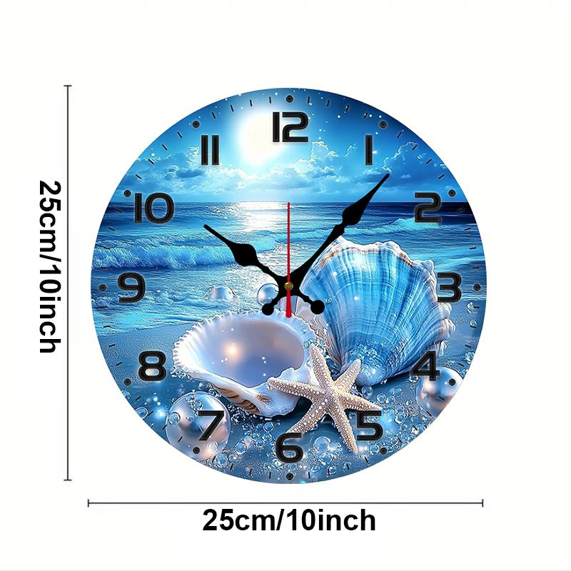 Shining Seaside Shells Wooden Round Silent Hanging Wall Clock,Suitable For Living Room,Office,Study Room,Bedroom,Home Decoration (as the picture,10 inch)
Shining Seaside Shells Wooden Round Silent Hanging Wall Clock,Suitable For Living Room,Office,Study Room,Bedroom,Home Decoration (as the picture,10 inch)