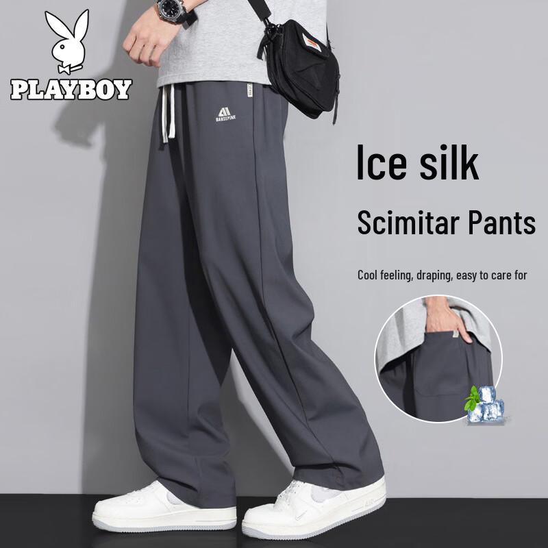 PLAYBOY Men s Ice Silk Blade Casual Pants M
PLAYBOY Men s Ice Silk Blade Casual Pants M