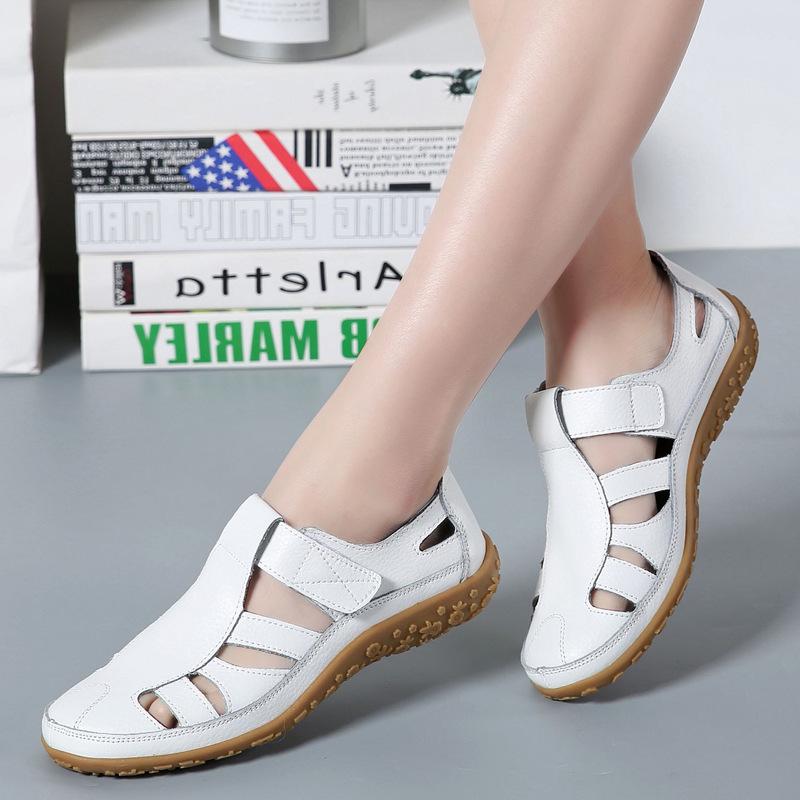Summer handmade retro sandals soft-soled mother shoes cowhide Velcro casual women s shoes 46 світло-коричневого кольору
Summer handmade retro sandals soft-soled mother shoes cowhide Velcro casual women s shoes 46 світло-коричневого кольору