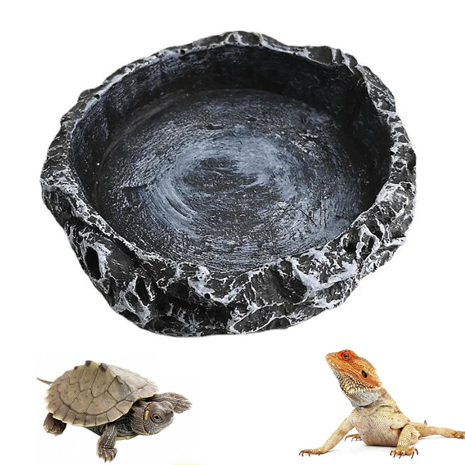 CHENLONB Reptile Water Dish Water Dish Natural Rock Image Easy to Use Lizard Turtle Scorpion Gecko Amphibians Reptile Feeding Bowl Feeding Dish
CHENLONB Reptile Water Dish Water Dish Natural Rock Image Easy to Use Lizard Turtle Scorpion Gecko Amphibians Reptile Feeding Bowl Feeding Dish