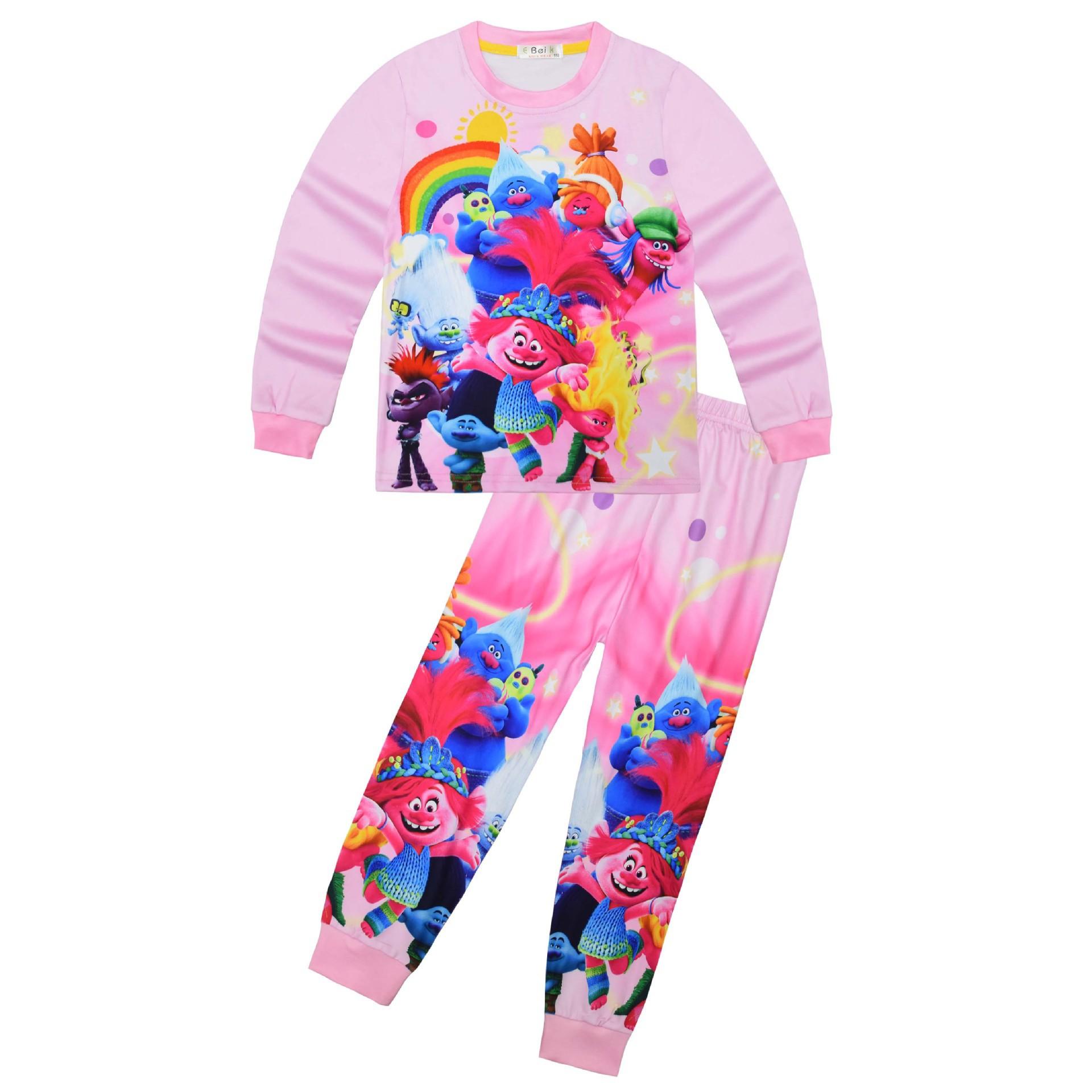 Long-Sleeved Set, Cartoon Digital Printing, Middle-Aged And Older Children S Loungewear Long-Sleeved + Trousers Set 8026. 110
Long-Sleeved Set, Cartoon Digital Printing, Middle-Aged And Older Children S Loungewear Long-Sleeved + Trousers Set 8026. 110