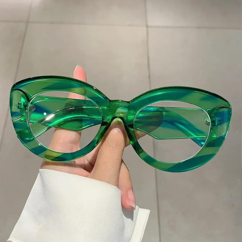 Luxury Anti Blue Light Optical Green Cat Eye Glasses Women Vintage Brand Designer Myopia Prescription Popular Sexy Eyewear Frame
Luxury Anti Blue Light Optical Green Cat Eye Glasses Women Vintage Brand Designer Myopia Prescription Popular Sexy Eyewear Frame