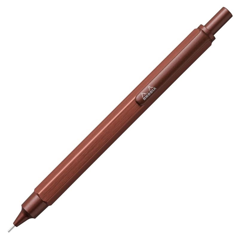 Rhodia mechanical pencil 0.5mm script hexagonal shaft Aluminum body/anodized Hairline finish marron brown RHODIA cf9347
Rhodia mechanical pencil 0.5mm script hexagonal shaft Aluminum body/anodized Hairline finish marron brown RHODIA cf9347