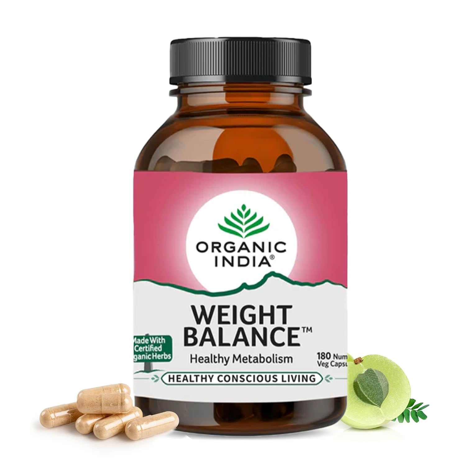 Organic India Weight Balance Capsules 180 Cap Pack Of 1 For Healthy Metabolism And Daily Energy Wellness
Organic India Weight Balance Capsules 180 Cap Pack Of 1 For Healthy Metabolism And Daily Energy Wellness