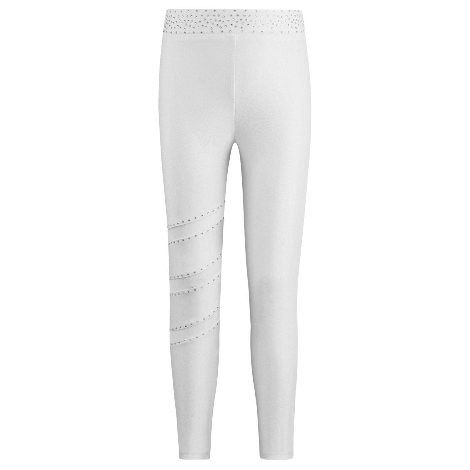 Girls Figure Skating Pants Sparkly Rhinestones Elastic Waistband Leggings Sheer Mesh Patchwork Trousers 5-6 Years білий
Girls Figure Skating Pants Sparkly Rhinestones Elastic Waistband Leggings Sheer Mesh Patchwork Trousers 5-6 Years білий