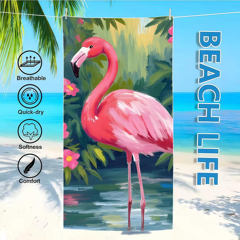 Towel Textile Plants Tropical Art Bathrobe Flamingo Beach Quick-Drying Lightweight Portable Camping Swim Pool Travel W40*H60(CM)
Towel Textile Plants Tropical Art Bathrobe Flamingo Beach Quick-Drying Lightweight Portable Camping Swim Pool Travel W40*H60(CM)
