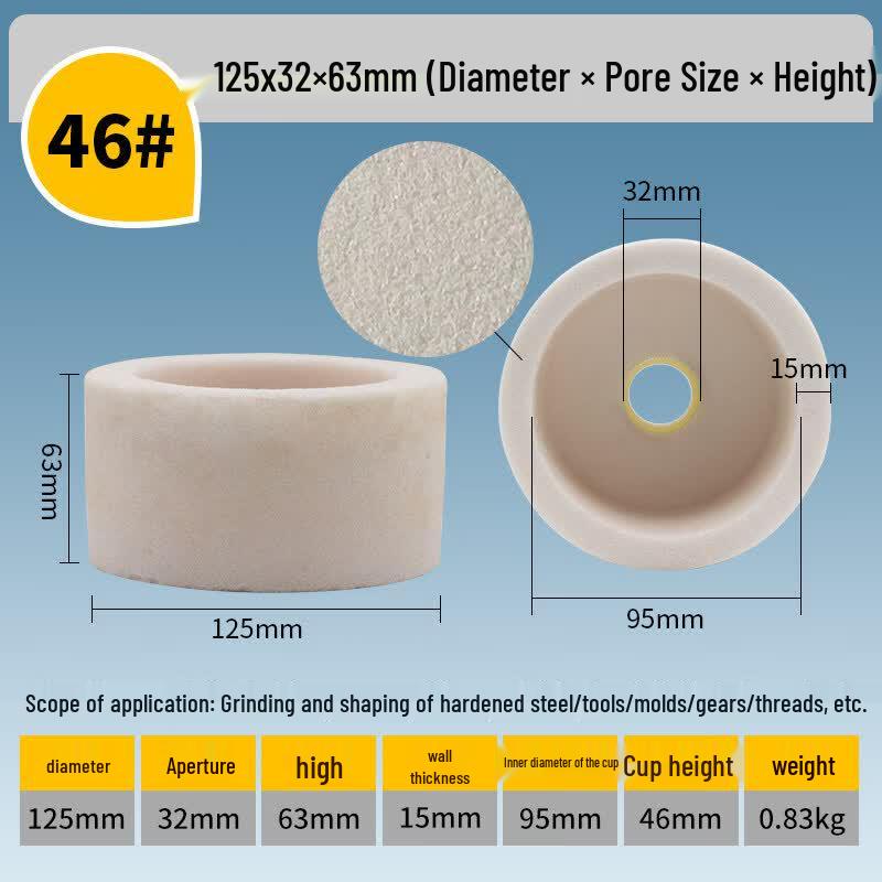 White Corundum Cup Grinding Wheel
White Corundum Cup Grinding Wheel