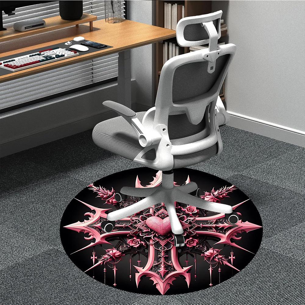 1pc Gothic Heart Cross Chair Carpet for Office Machine Washable Rug for Office, Good Gift for Family or Friends yy251225251 80cm by 80cm
1pc Gothic Heart Cross Chair Carpet for Office Machine Washable Rug for Office, Good Gift for Family or Friends yy251225251 80cm by 80cm
